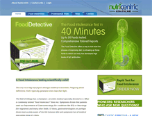 Tablet Screenshot of nutricentric.com